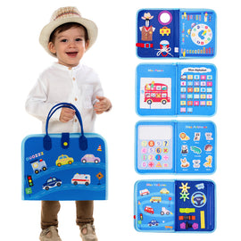 Personnalisé Busy Board Montessori (Version Française) -  Jouet  Éducatif Sensoriel Préscolaires