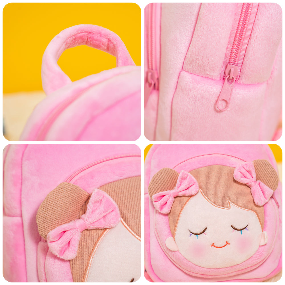 Personnalisée Sac à Dos en Peluche Rose