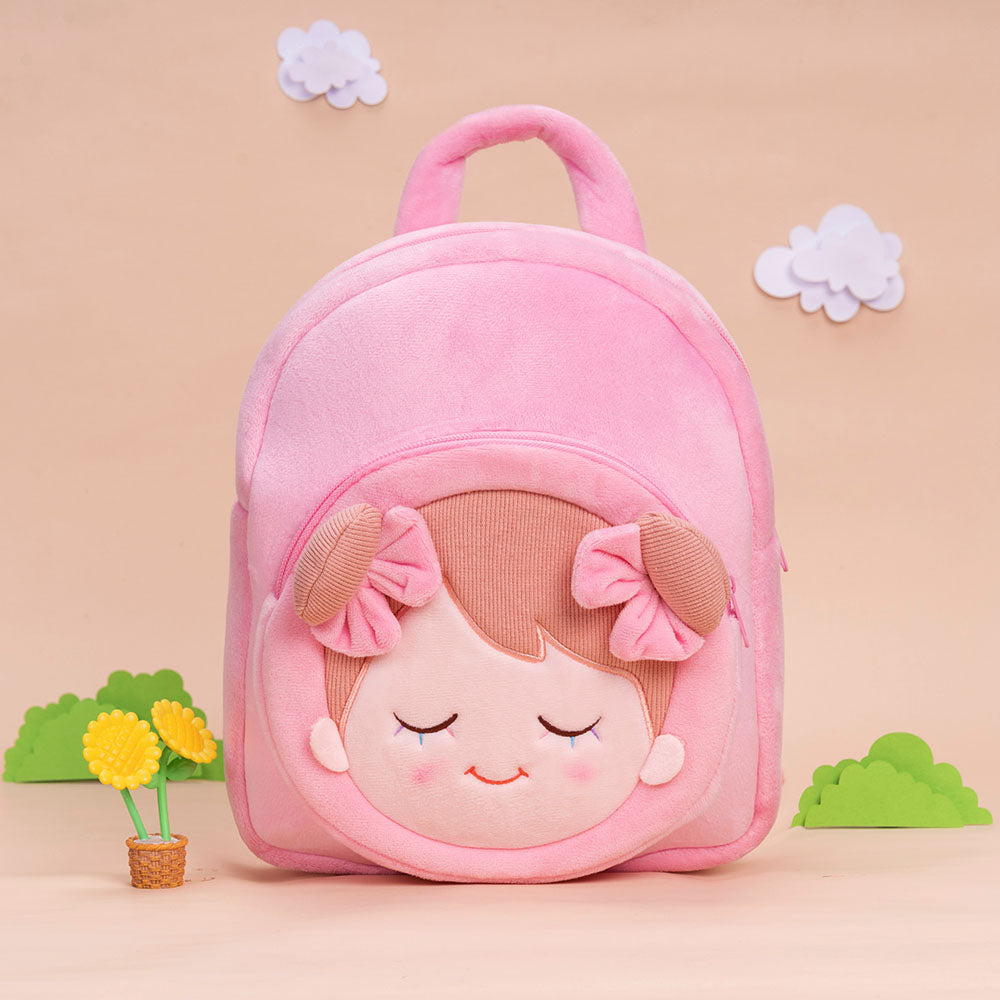 Personnalisée Sac à Dos en Peluche Rose