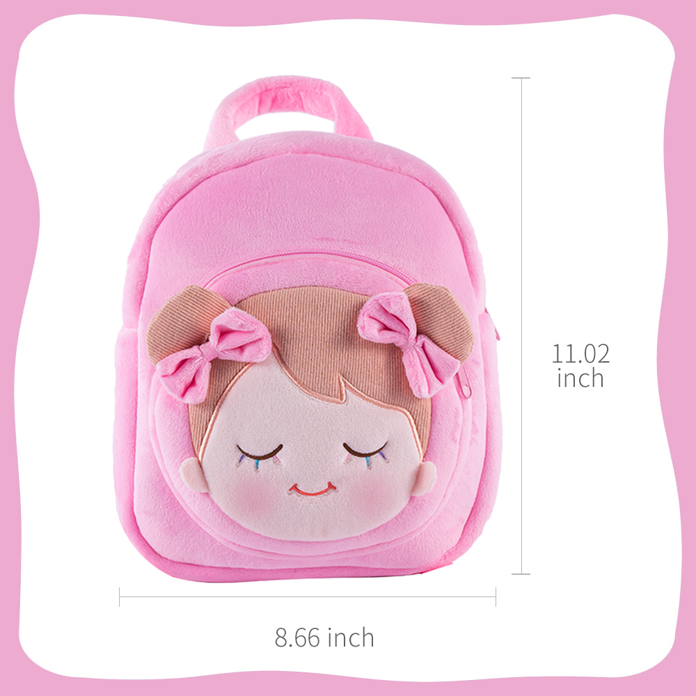 Personnalisée Sac à Dos en Peluche Rose