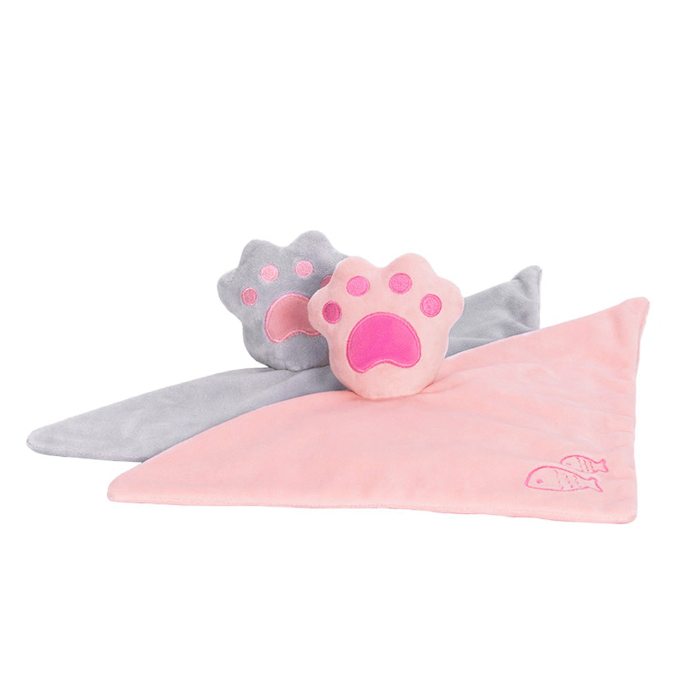 Personnalisée Oreiller & Serviette Apaisante en Peluche de Chaton