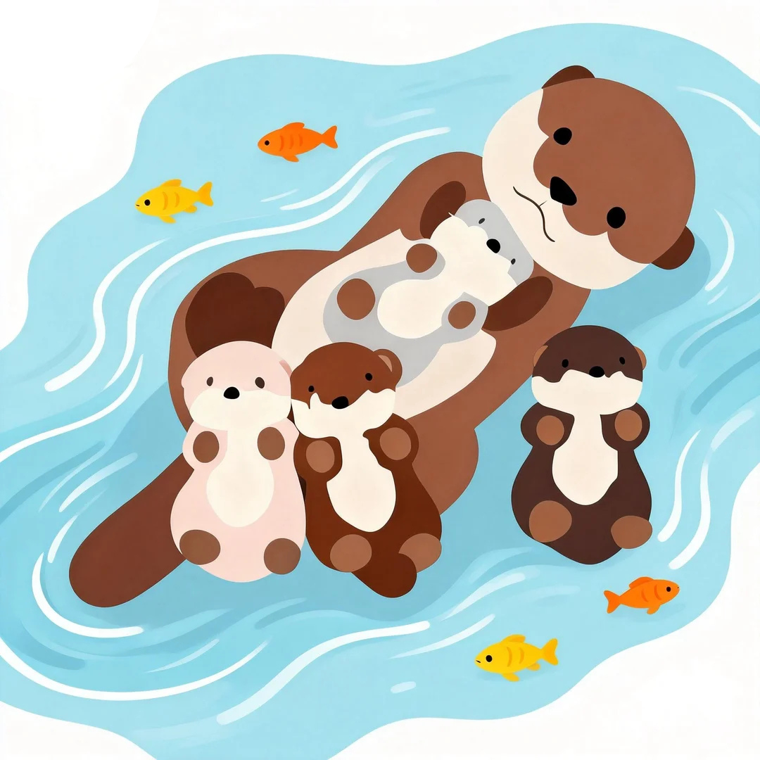 ENSEMBLE FAMILLE D'ANIMAUX
