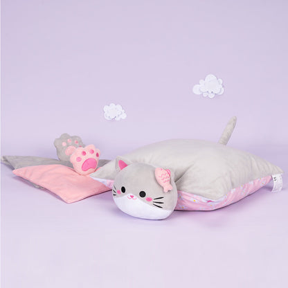 Oreiller & Serviette de Chaton