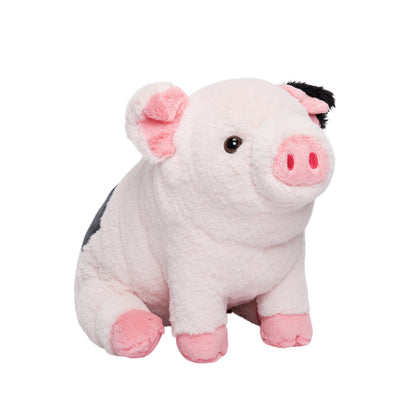 Peluche de La Famille des Cochons Tachetés, Qui Contient 4 Adorables Porcelets en Peluche