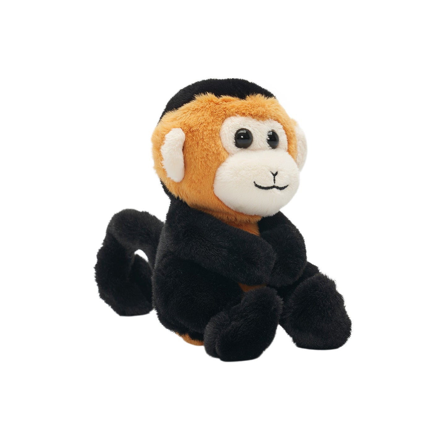 Peluche singe capucin avec 4 bébés