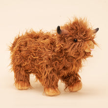 Charger l&#39;image dans la galerie, 40 cm - Peluche géante vache marron des Highlands pour enfants