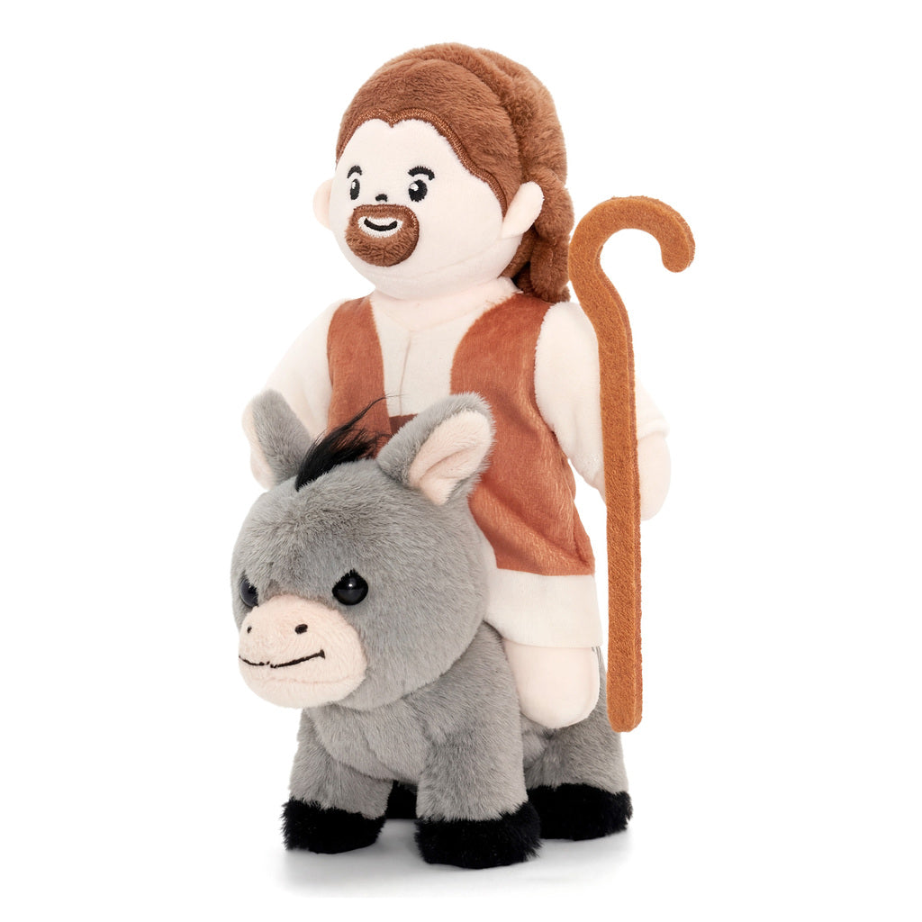 Set de Nativité Doux – Crèche en Peluche avec la Sainte Famille & les Animaux