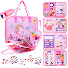 Charger l&#39;image dans la galerie, Personnalisé Busy Board Montessori (Version Française) -  Jouet  Éducatif Sensoriel Préscolaires