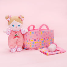Charger l'image dans la galerie, Personnalisée Mini Poupée en Peluche pour Bébé Fille &amp; Ensemble-cadeau