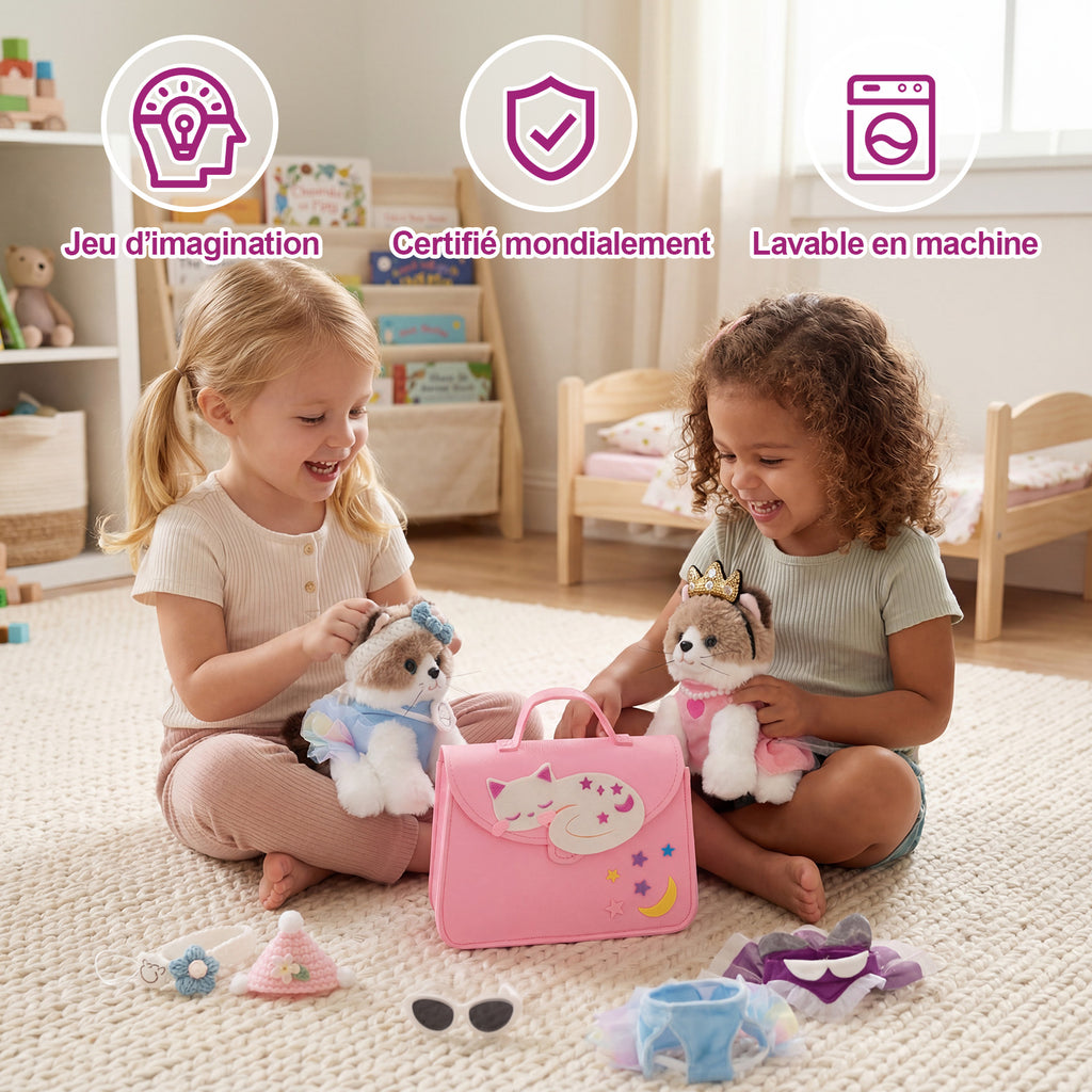 Ensemble de jeu pour habiller les chatons