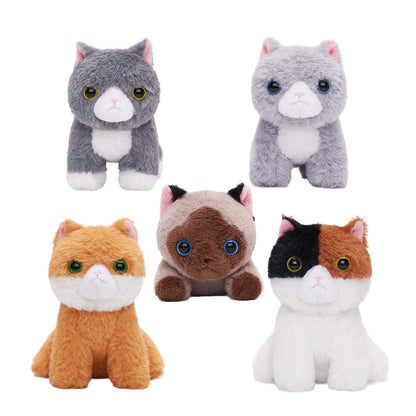 Peluche personnalisée avec nom - animaux de zoo, animaux de ferme, chats et maisons pour chats