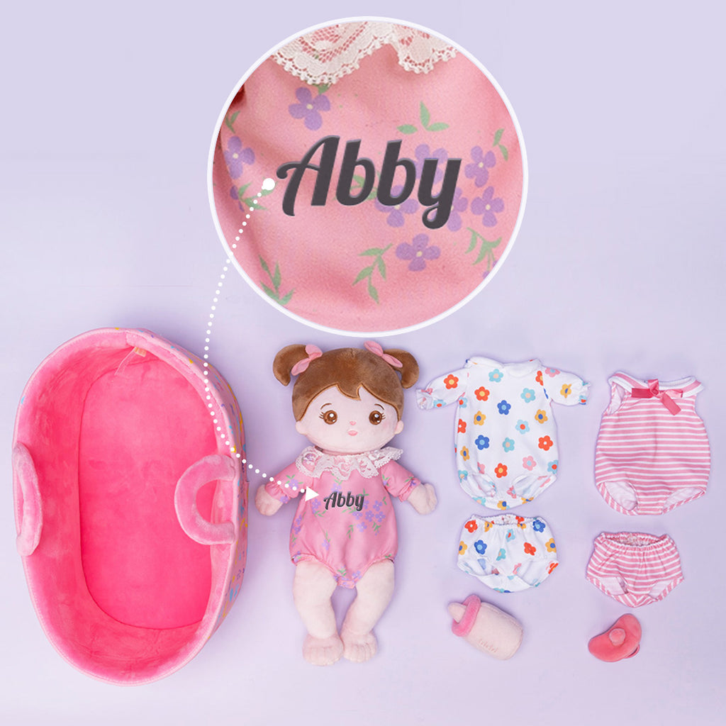 Poupée Bébé Personnalisée [Ensemble de Berceau en Option]