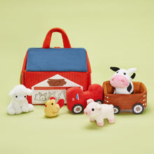Charger l&#39;image dans la galerie, Ensemble de Jouets en Peluche Personnalisé Pour Bébé, Première Ferme D&#39;animaux