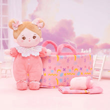 Charger l'image dans la galerie, Mini Rose Personnalisée Poupée en Peluche avec Yeux Ouverts &amp; Ensemble-cadeau