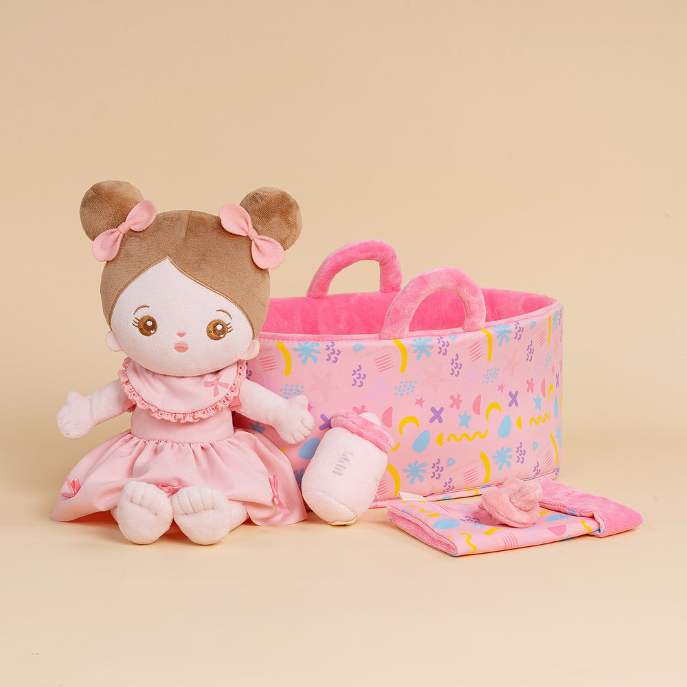 Mini Personnalisée Poupée en Peluche & Ensemble-cadeau