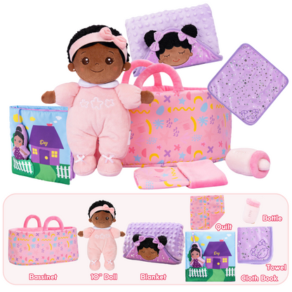 Poupée bébé en peluche personnalisée de 25 cm