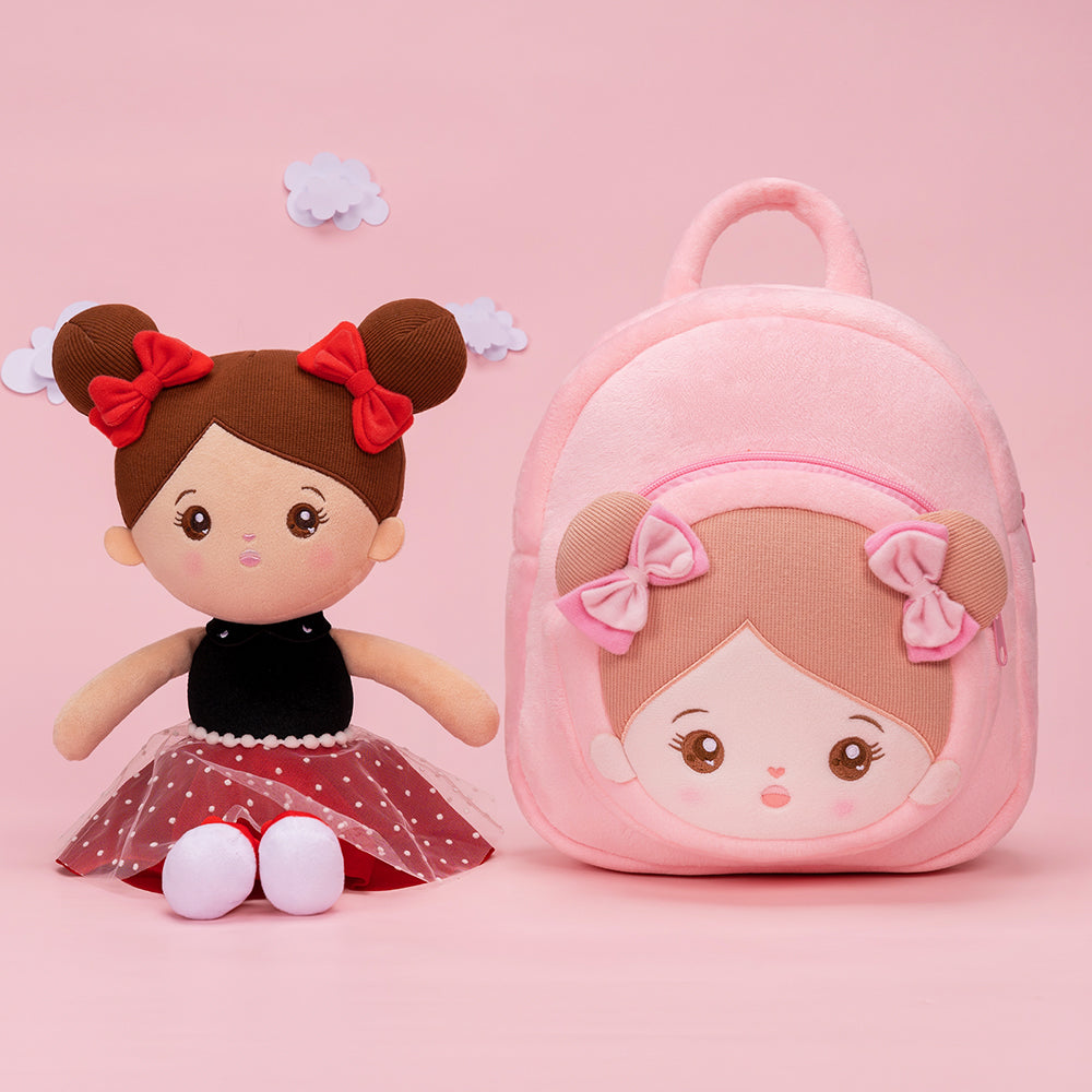 Personnalisés Poupée en Peluche de Lapin & Sac à Dos