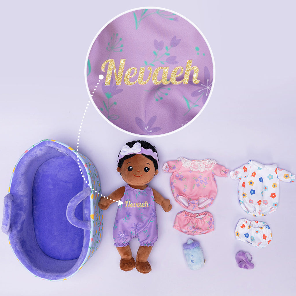 Poupée Bébé Personnalisée [Ensemble de Berceau en Option]