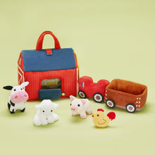 Charger l&#39;image dans la galerie, Ensemble de Jouets en Peluche Personnalisé Pour Bébé, Première Ferme D&#39;animaux