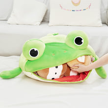 Charger l'image dans la galerie, Sac de rangement pour jouets en forme de grenouille avec tapis de jeu qui tire la langue