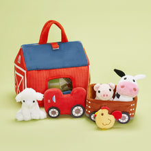 Charger l&#39;image dans la galerie, Ensemble de Jouets en Peluche Personnalisé Pour Bébé, Première Ferme D&#39;animaux