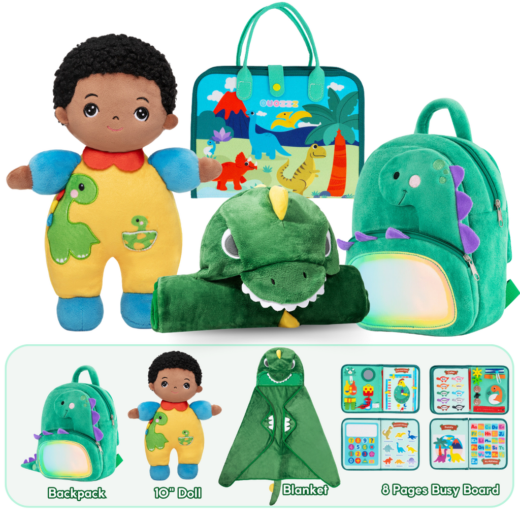 Poupée bébé en peluche personnalisée de 25 cm
