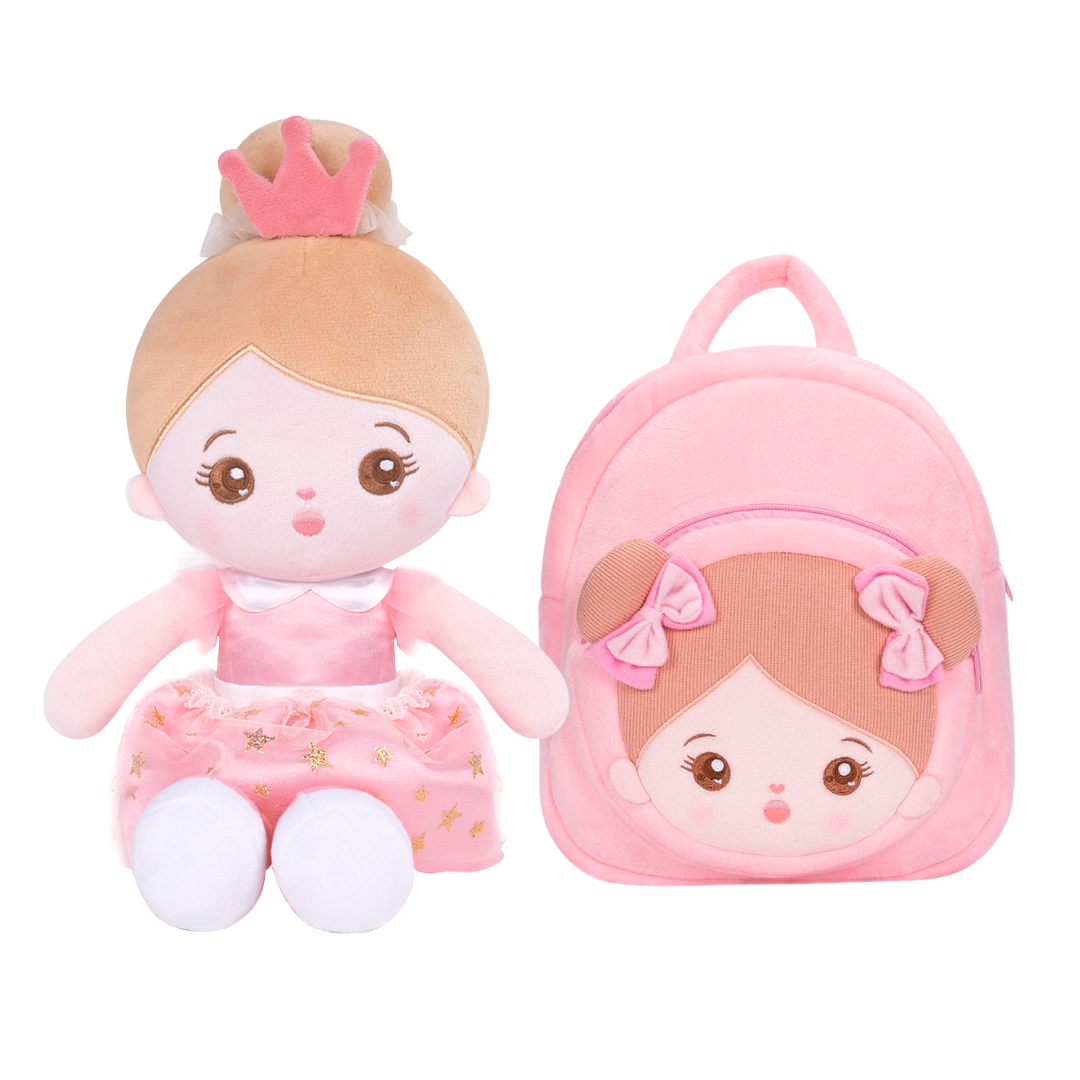 OUOZZZ Ensemble poupée personnalisée + sac à dos