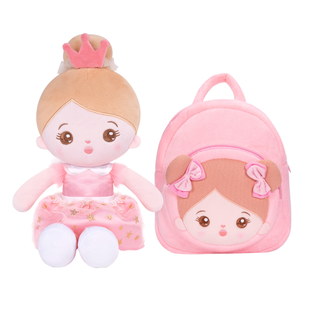 OUOZZZ Ensemble poupée personnalisée + sac à dos