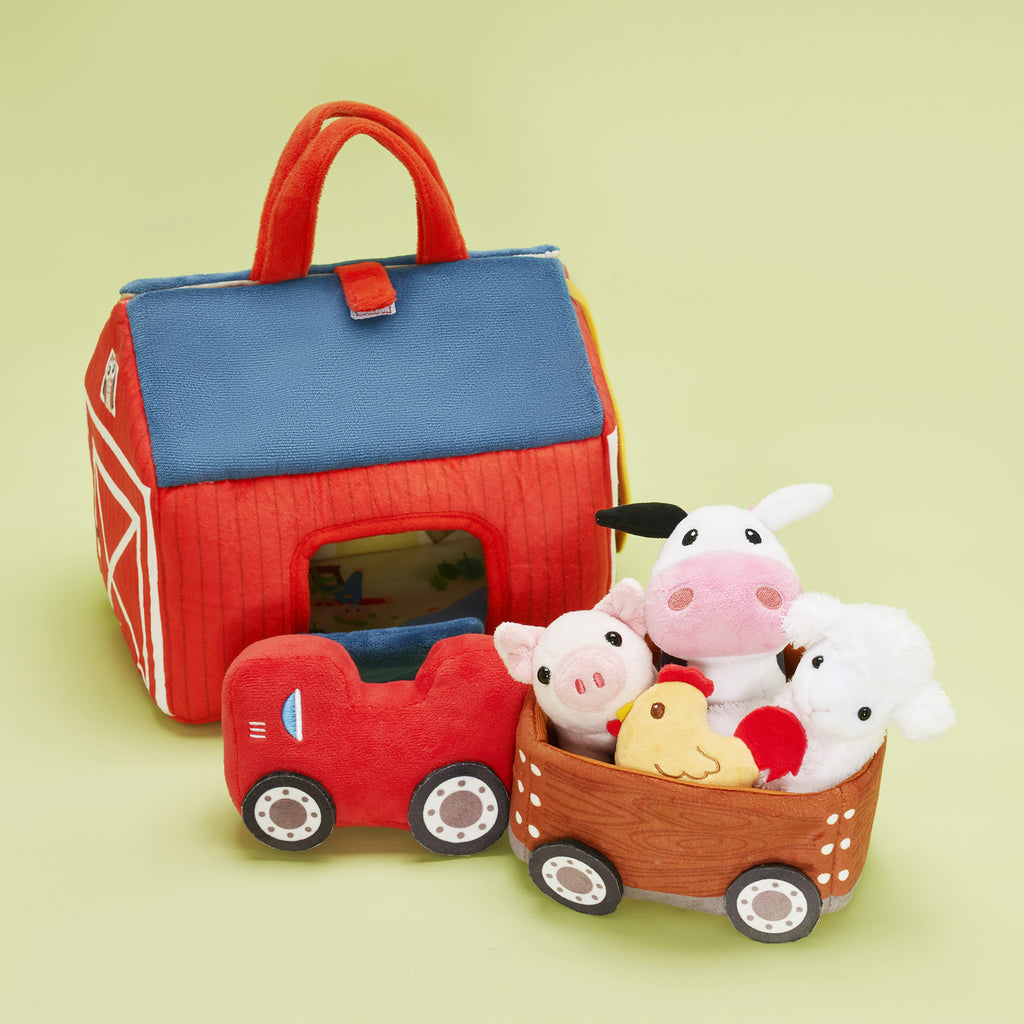 Ensemble de Jouets en Peluche Personnalisé Pour Bébé, Première Ferme D'animaux