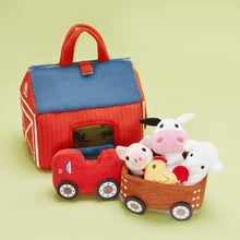 Charger l&#39;image dans la galerie, Ensemble de Jouets en Peluche Personnalisé Pour Bébé, Première Ferme D&#39;animaux