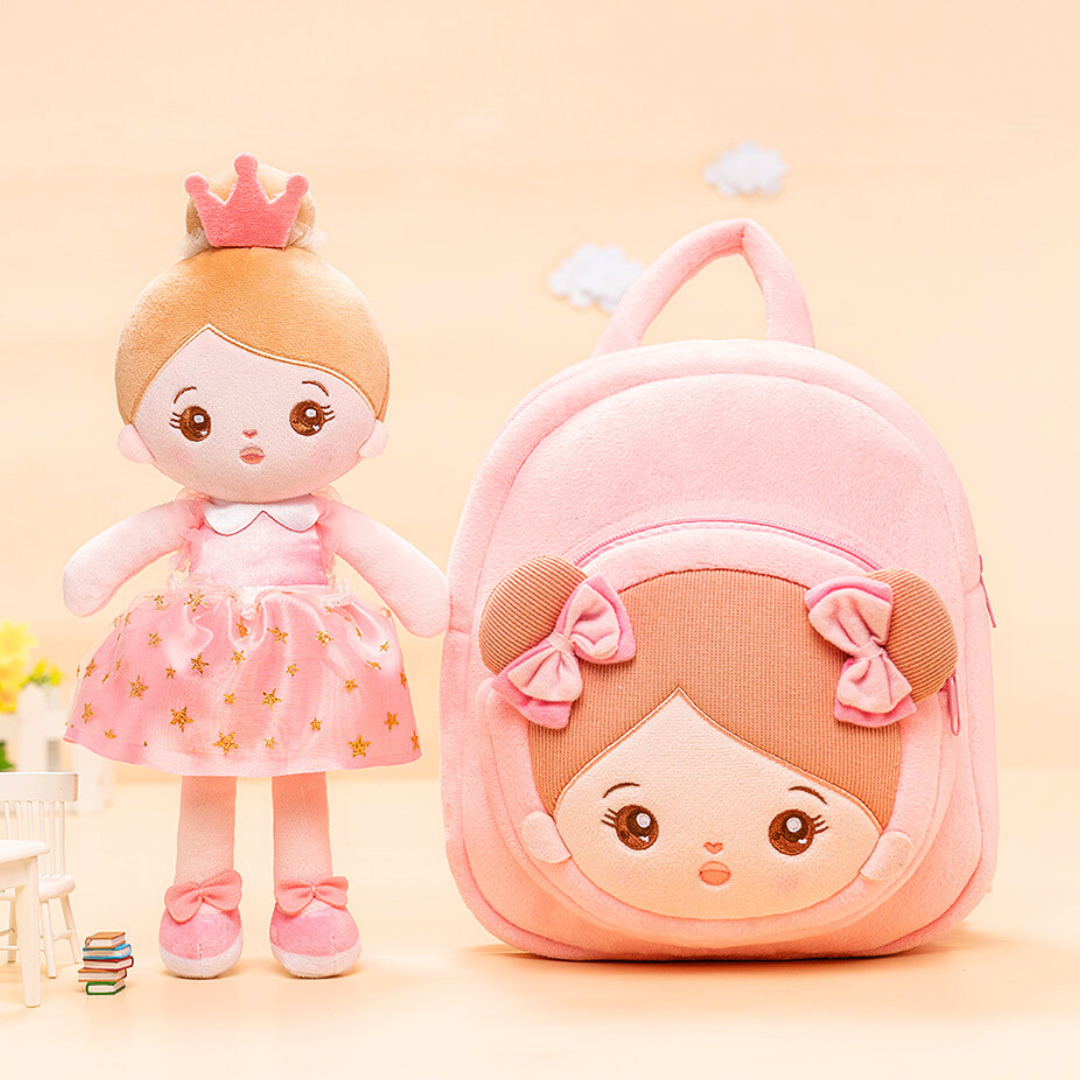 OUOZZZ Ensemble poupée personnalisée + sac à dos