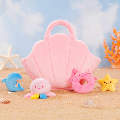 Personnalisée Premier Ensemble de Jouet Sonore en Peluche de Sirène Fantastique pour Bébé
