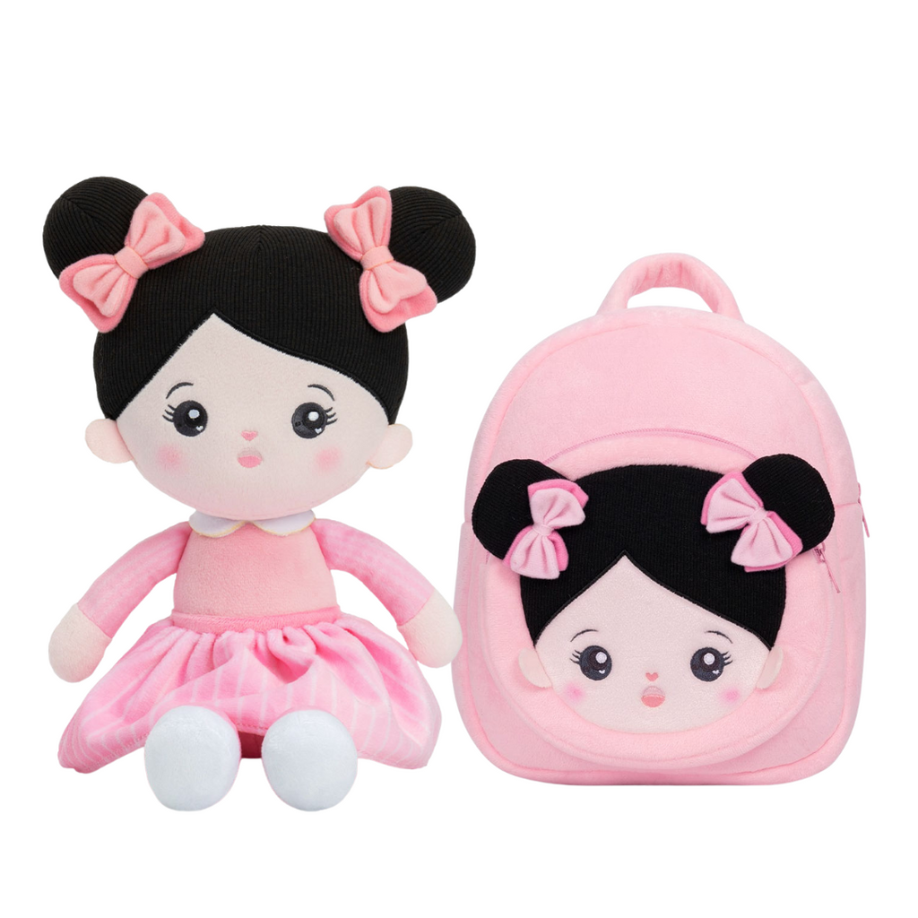 OUOZZZ Ensemble poupée personnalisée + sac à dos