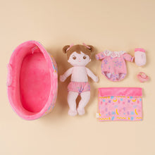 Charger l&#39;image dans la galerie, Mini Rose Personnalisée Poupée en Peluche avec Vêtement Remplaçable