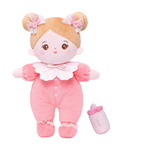 Charger l&#39;image dans la galerie, Mini Rose Personnalisée Poupée en Peluche avec Yeux Ouverts &amp; Ensemble-cadeau