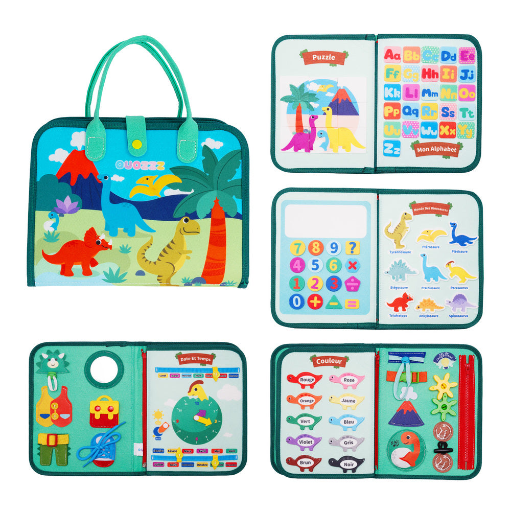 Personnalisé Busy Board Montessori (Version Française) -  Jouet  Éducatif Sensoriel Préscolaires