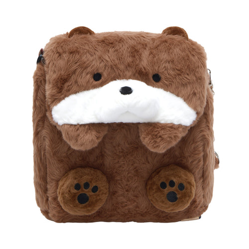 Sac souple Kawaii en forme de loutre de mer, sac à dos convertible en sac bandoulière