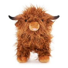 Charger l&#39;image dans la galerie, 40 cm - Peluche géante vache marron des Highlands pour enfants
