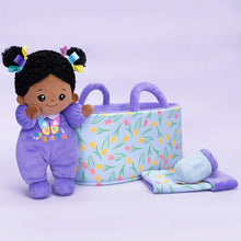 Charger l'image dans la galerie, Personnalisée Mini Poupée en Peluche pour Bébé Fille &amp; Ensemble-cadeau
