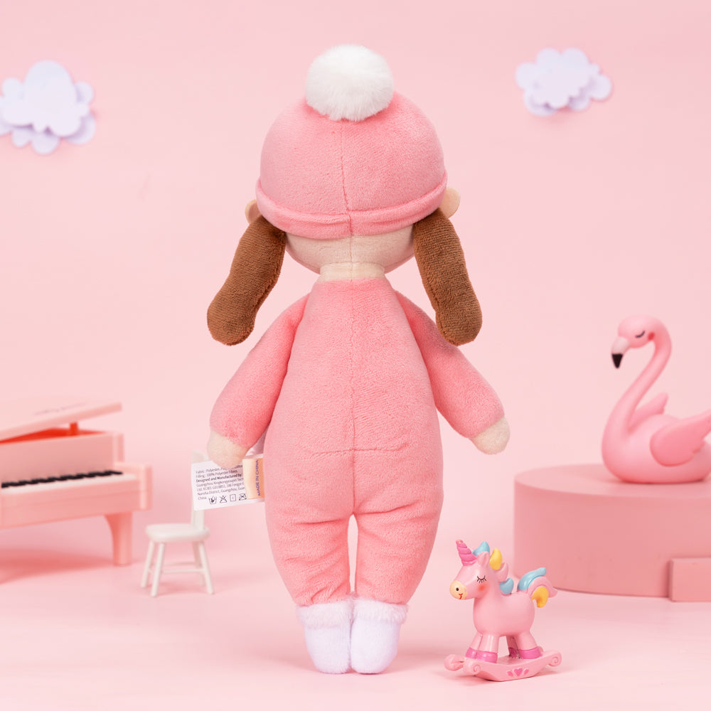 Mini Rose Personnalisée Poupée en Peluche avec Tresses & Ensemble-cadeau