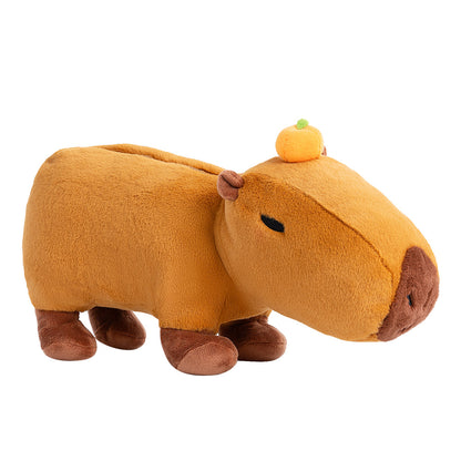 Ensemble de jouets en peluche de la famille Capybara