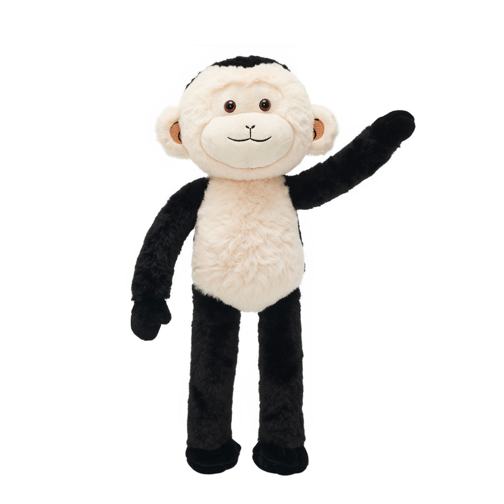 Peluche singe capucin avec 4 bébés