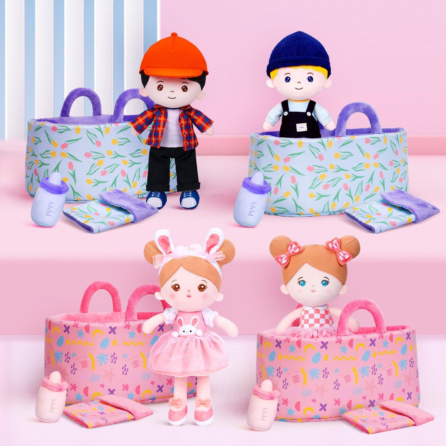Accessoires personnalisés pour poupée et berceau
