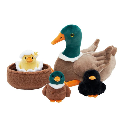 Ensemble de Jouets en Peluche pour Bébé, Première Famille D'animaux