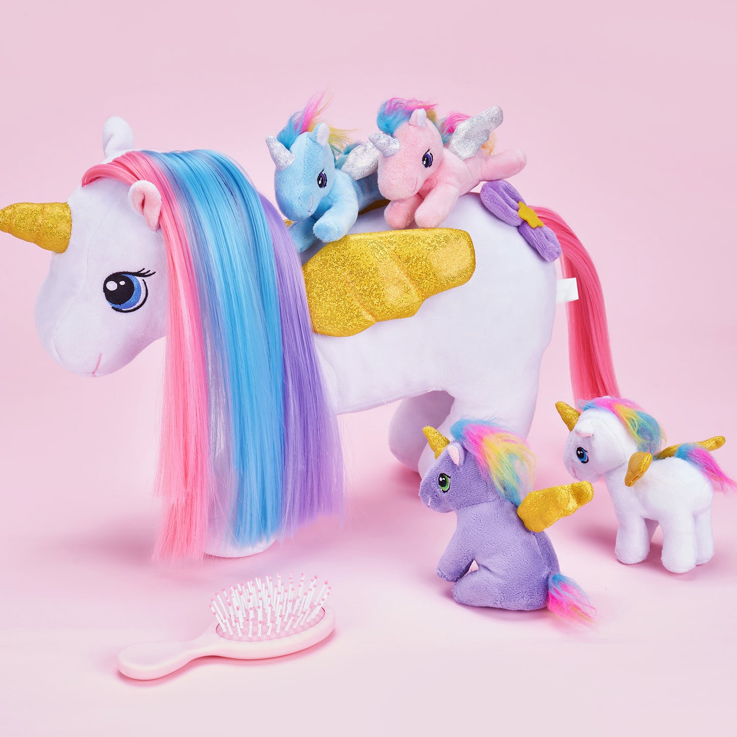 Ensemble de Jouets en Peluche pour Bébé, Première Famille D'animaux