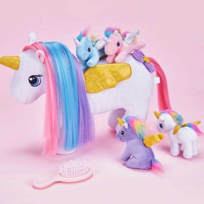 Ensemble de Jouets en Peluche pour Bébé, Première Famille D'animaux