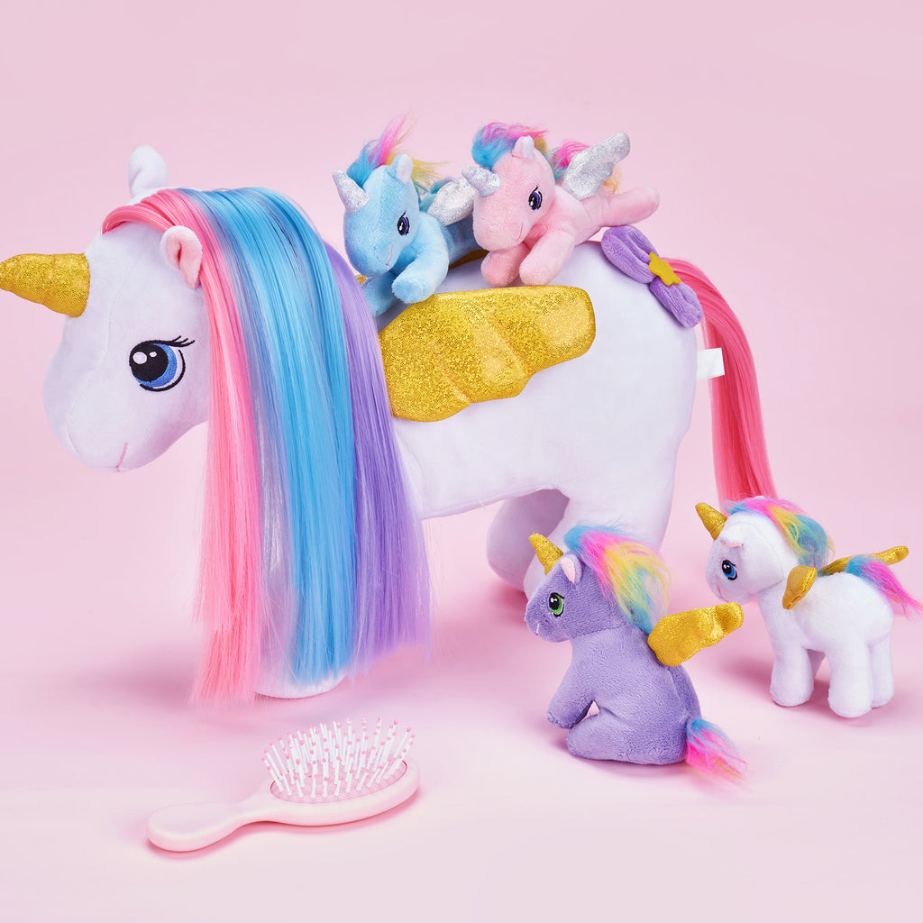 Ensemble de Jouets en Peluche pour Bébé, Première Famille D'animaux