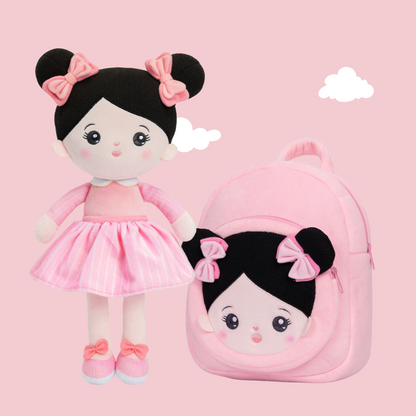 Personnalisés Poupée en Peluche de Lapin & Sac à Dos