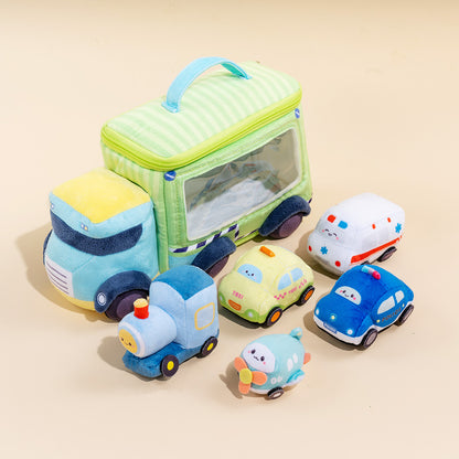 Personnalisée Premier Ensemble de Jouet Sonore en Peluche de Voiture pour Bébé