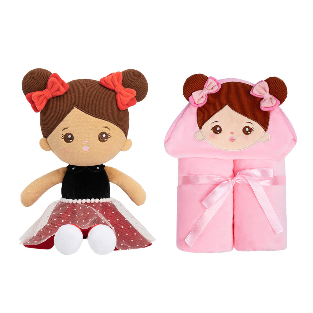 Poupée personnalisée et couverture bébé douce de 89 cm (35 pouces)